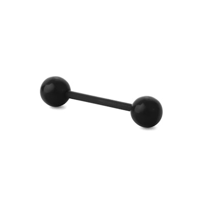 Kolczyk do języka z ptfe w różnych kolorach