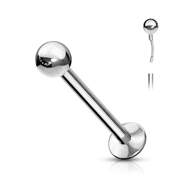 Wpychany labret ze stali chirurgicznej