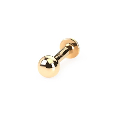 Labret z 14-karatowego złota