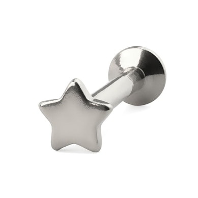 Labret z gwiazdką i gwintem wewnętrznym