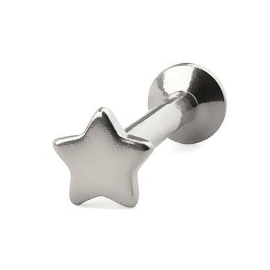 Labret z gwiazdką i gwintem wewnętrznym