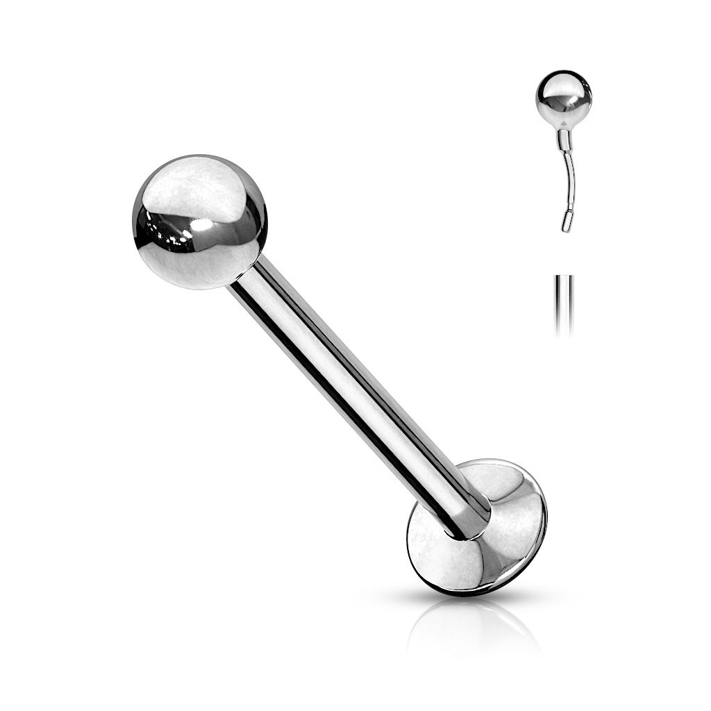 Wpychany labret ze stali chirurgicznej