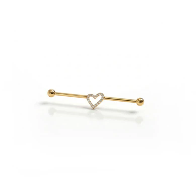 Sztanga industrial z tytanu z centralnym sercem