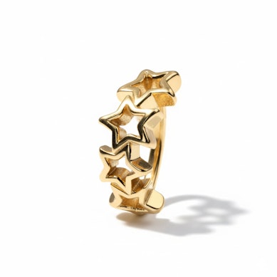 Clicker do pępka z gwiazdkami