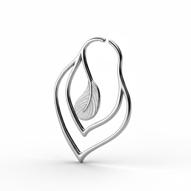 Tunel obręcz z piórkiem