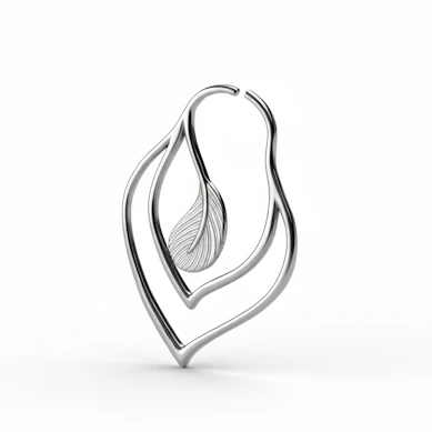 Tunel obręcz z piórkiem