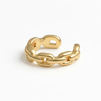 Ear cuff z motywem łańcuszka