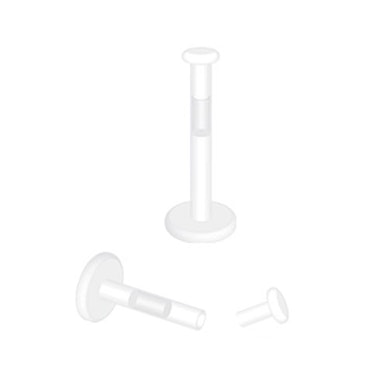 Labret push-in przezroczysty