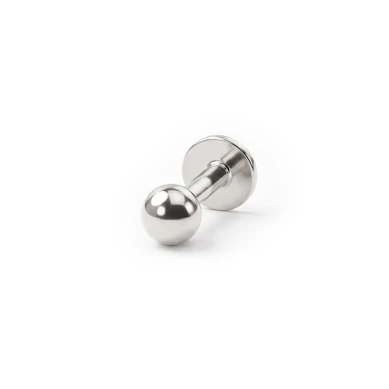 Wpychany labret wykonany z tytanu