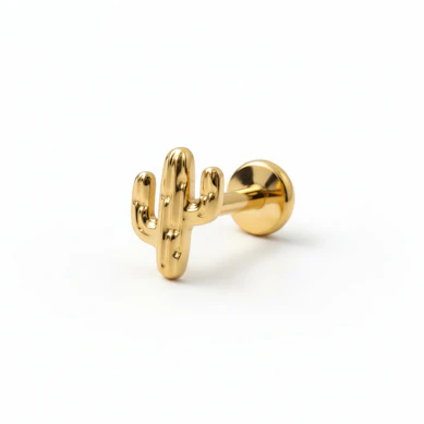 Labret kaktus z tytanu