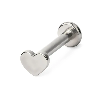 Labret z tytanu z gwintem wewnętrznym w różnych wzorach