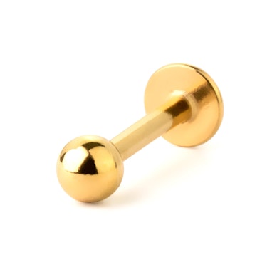 Labret z tytanu z gwintem wewnętrznym w różnych kolorach