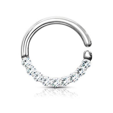 Septum z kryształkowym półkolem