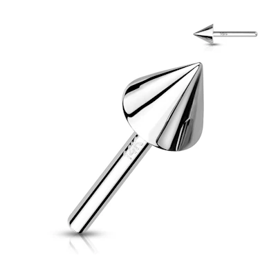 Wpychany top bez gwintu z 14K złota w różnych wzorach