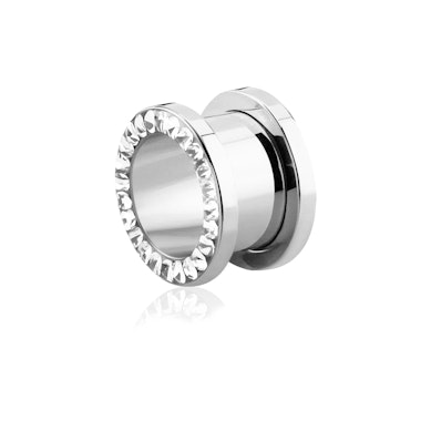 Odkręcany tunel obramowany kamieniami ozdobnymi