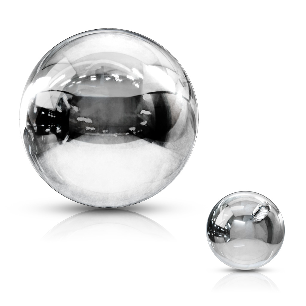 Kulka do kolczyka z gwintem wewnętrznym