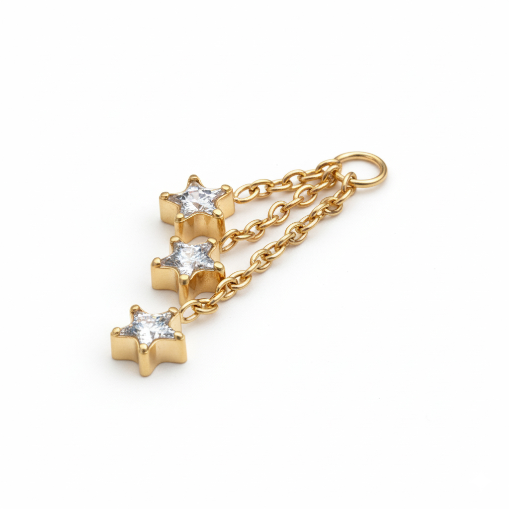 Zawieszka z trzema gwiazdkami