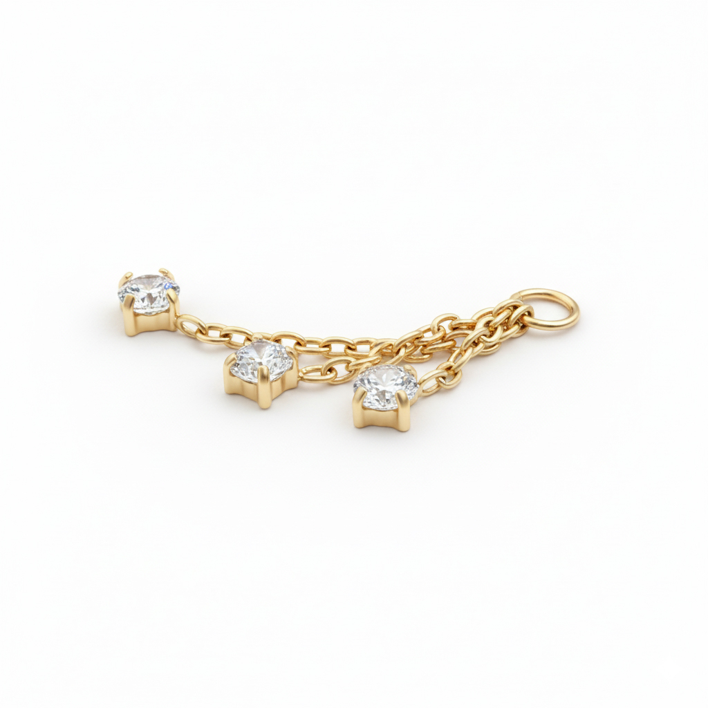 Zawieszka z trzema kamieniami