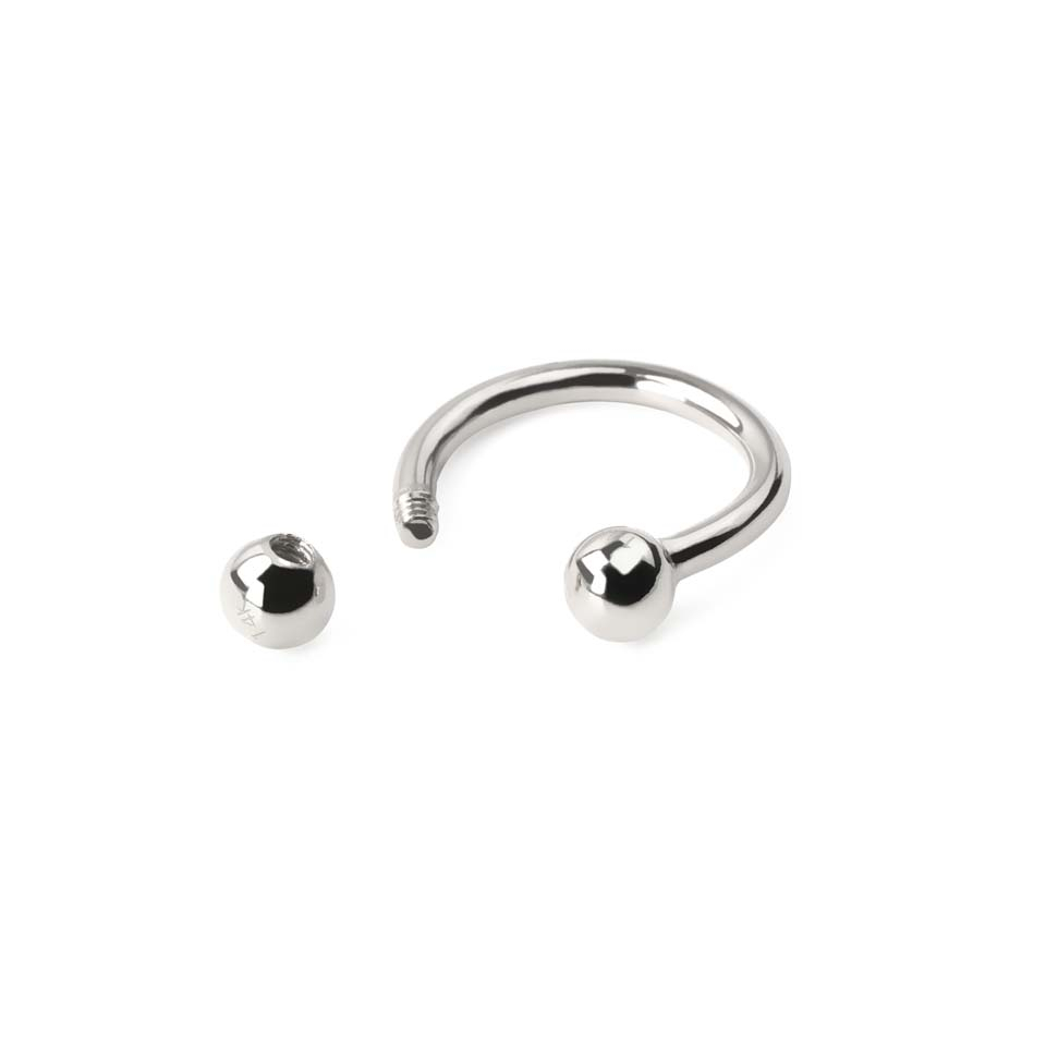 Podkówka z 14-karatowego złota