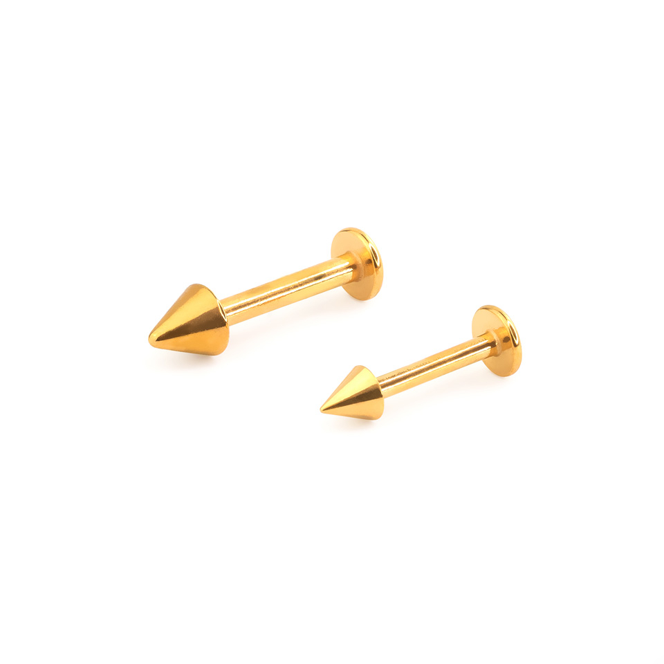Labret z kolcem w kilku kolorach