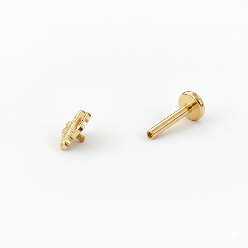Labret kaktus z tytanu