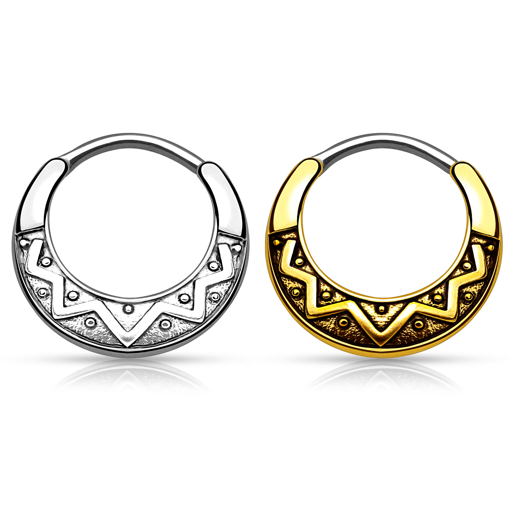 Septum z azteckimi motywami