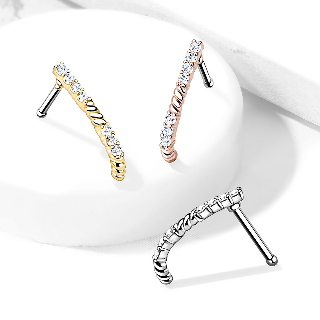 Crawler do nosa zdobiony kamieniami w pięknych 3 kolorach