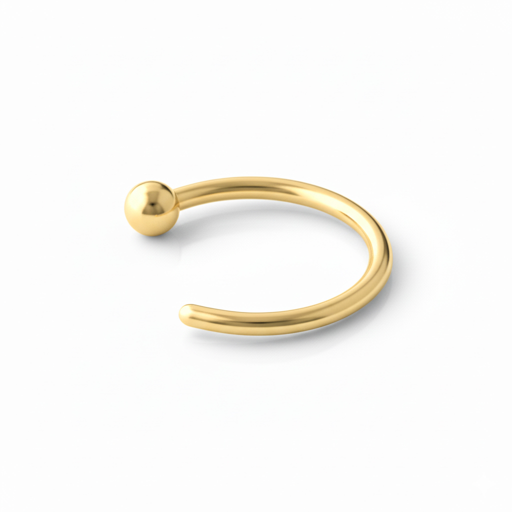 Proste otwarte kółko z tytanu