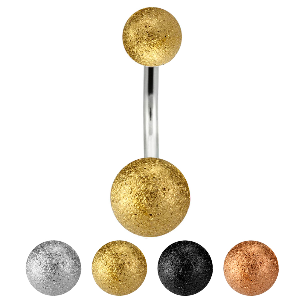 Połyskujący kolczyk do pępka